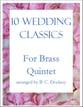 10 Wedding Classics for Brass Quintet P.O.D. cover